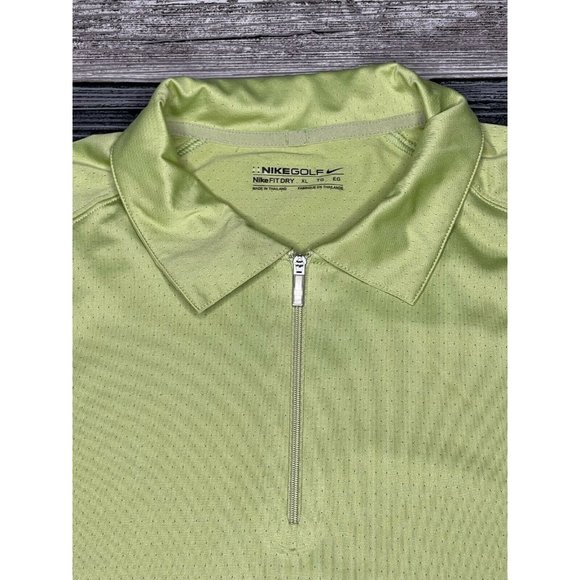 Nike Golf Fit Dry Mens Half 1/4 Zip Polo Shirt - Picture 4 of 5